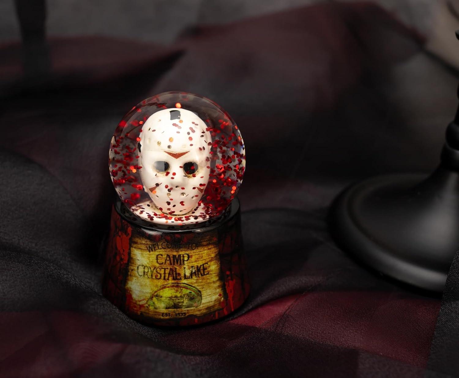 imageSilver Buffalo Friday The 13th Mini Light Up Snow GlobeWelcome to Camp Crystal Lake38 Inches Tall 45mm Small