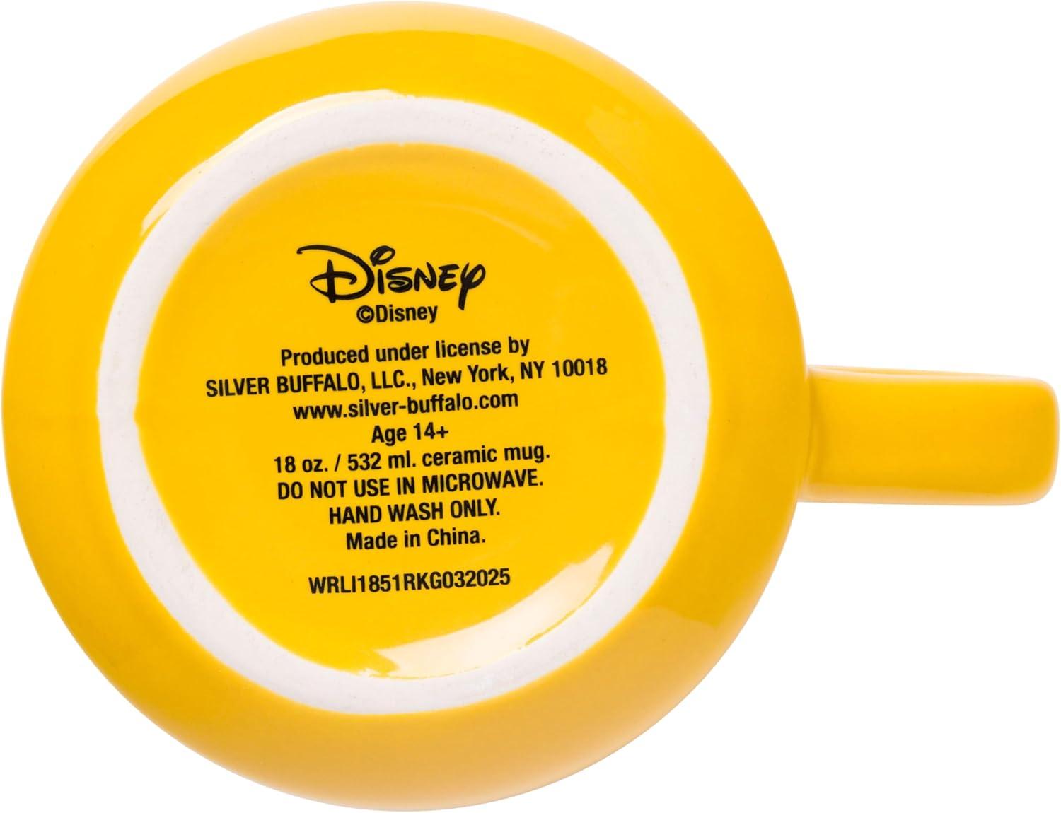 imageSilver Buffalo Lilo and Stitch Halloween Give Me Candy Glitter 20oz Ceramic MugSurfboard Glitter 18 Ounces