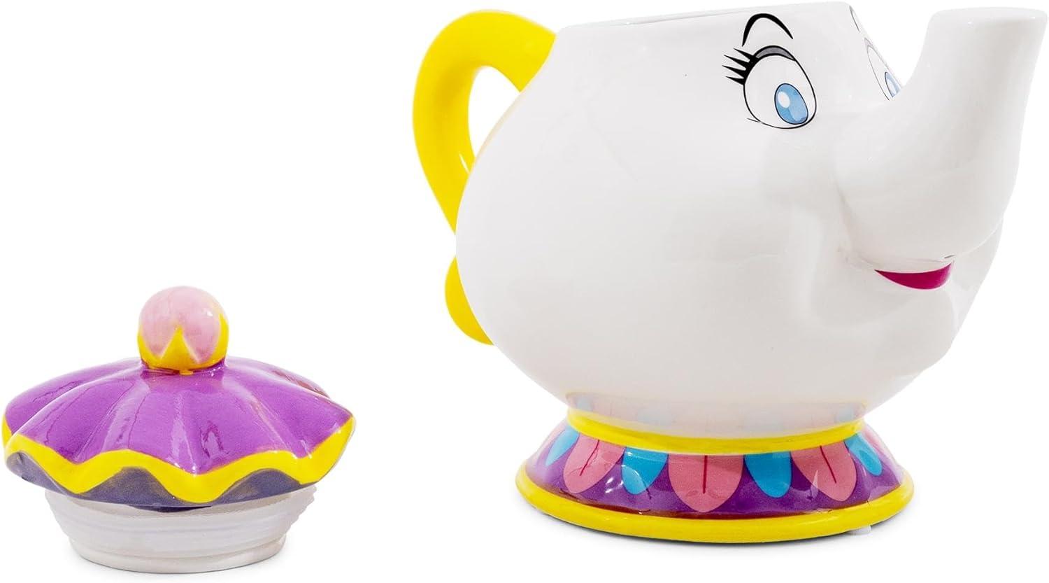 imageSilver Buffalo Peanuts Peppermint Dreams and Candy Cane Christmas Featuring Snoopy Charlie Brown Lucy Linus and Franklin Ceramic Cookie Snack Jar LargeMrs Potts Ceramic Sculpted