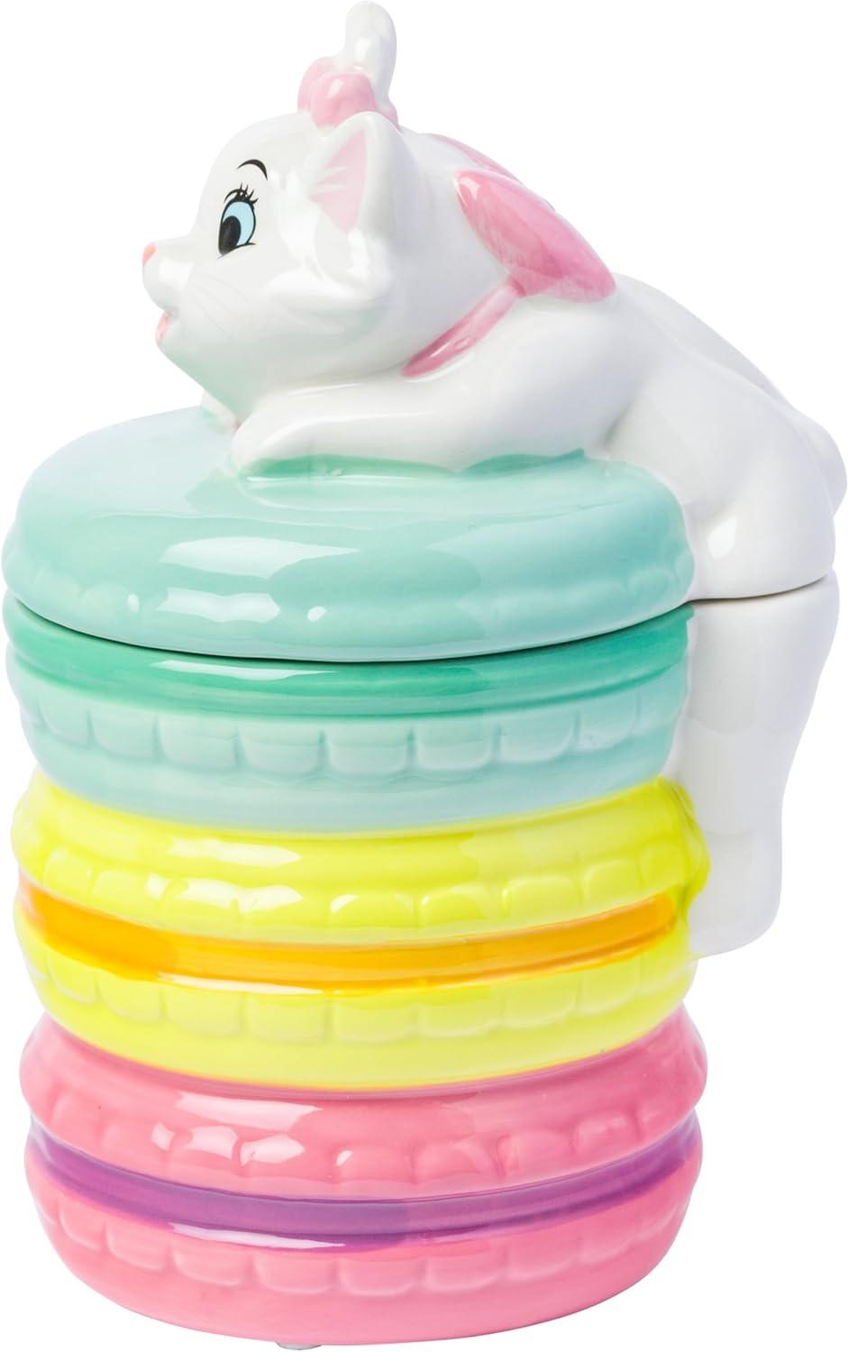 imageSilver Buffalo Peanuts Peppermint Dreams and Candy Cane Christmas Featuring Snoopy Charlie Brown Lucy Linus and Franklin Ceramic Cookie Snack Jar LargeAristocats Marie Macaron Ceramic Sculpted