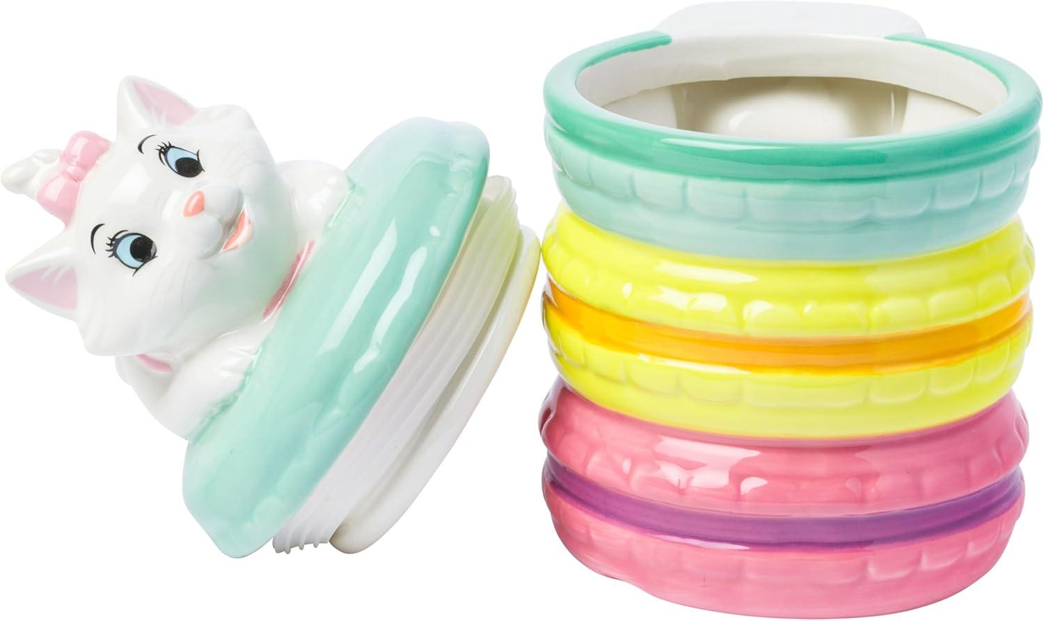 imageSilver Buffalo Peanuts Peppermint Dreams and Candy Cane Christmas Featuring Snoopy Charlie Brown Lucy Linus and Franklin Ceramic Cookie Snack Jar LargeAristocats Marie Macaron Ceramic Sculpted