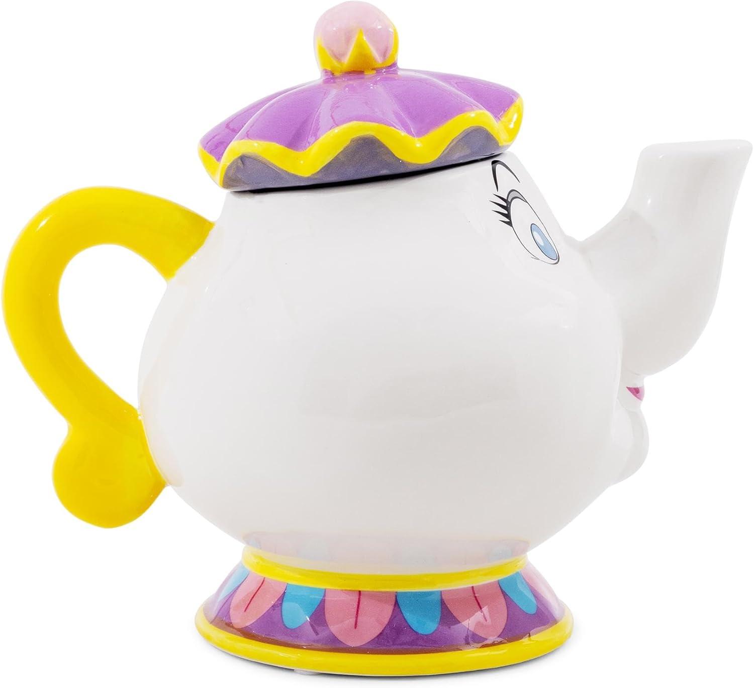 imageSilver Buffalo Peanuts Peppermint Dreams and Candy Cane Christmas Featuring Snoopy Charlie Brown Lucy Linus and Franklin Ceramic Cookie Snack Jar LargeMrs Potts Ceramic Sculpted