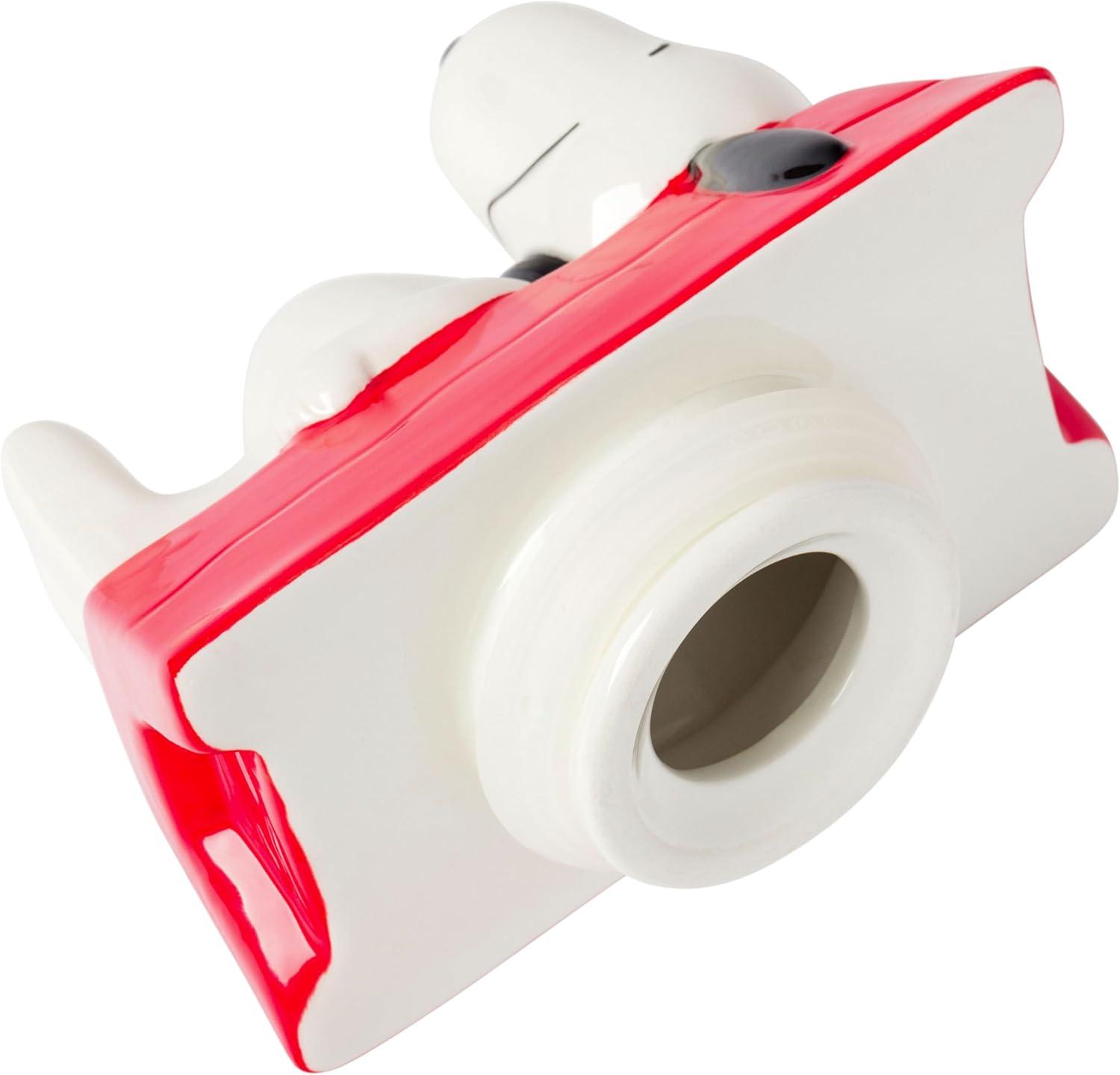 imageSilver Buffalo Peanuts Peppermint Dreams and Candy Cane Christmas Featuring Snoopy Charlie Brown Lucy Linus and Franklin Ceramic Cookie Snack Jar LargePeanuts Snoopy Ceramic Sculpted