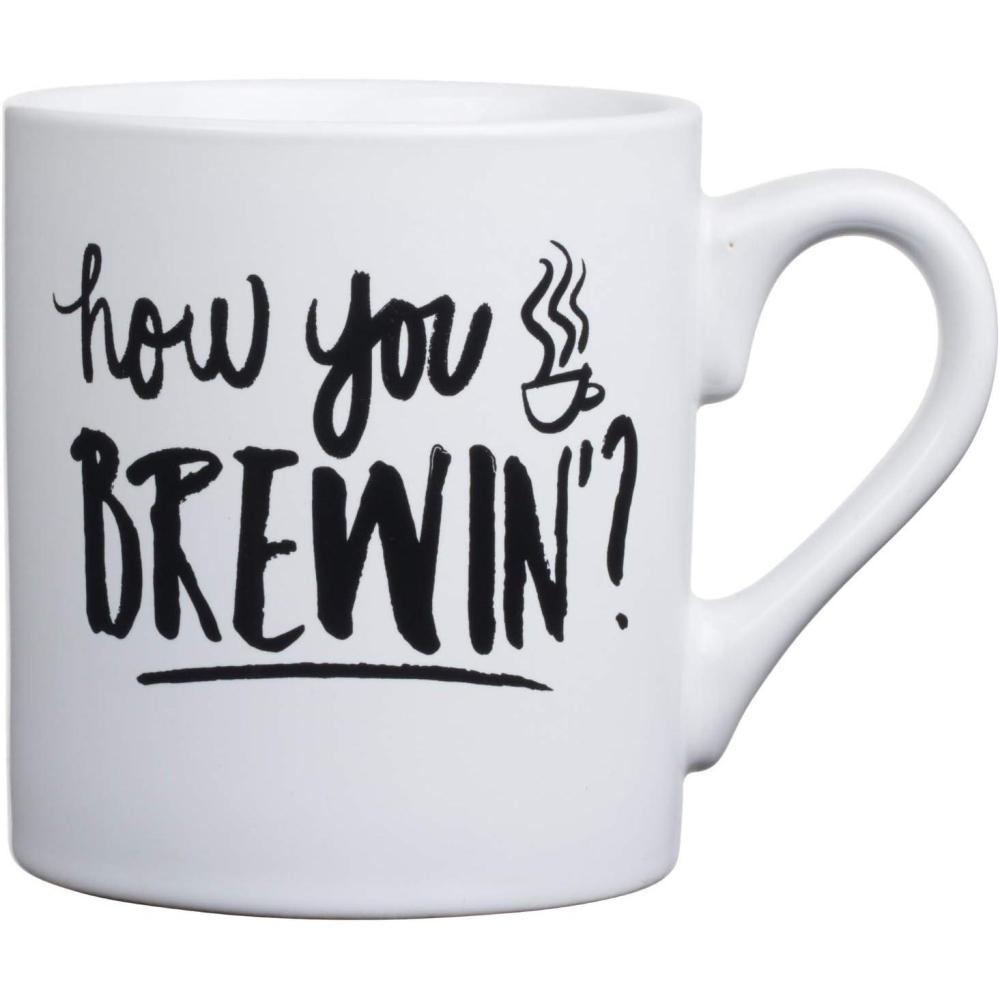 imageFriends Central Perk Ceramic Coffee Mug How You Brewin 14 Ounces