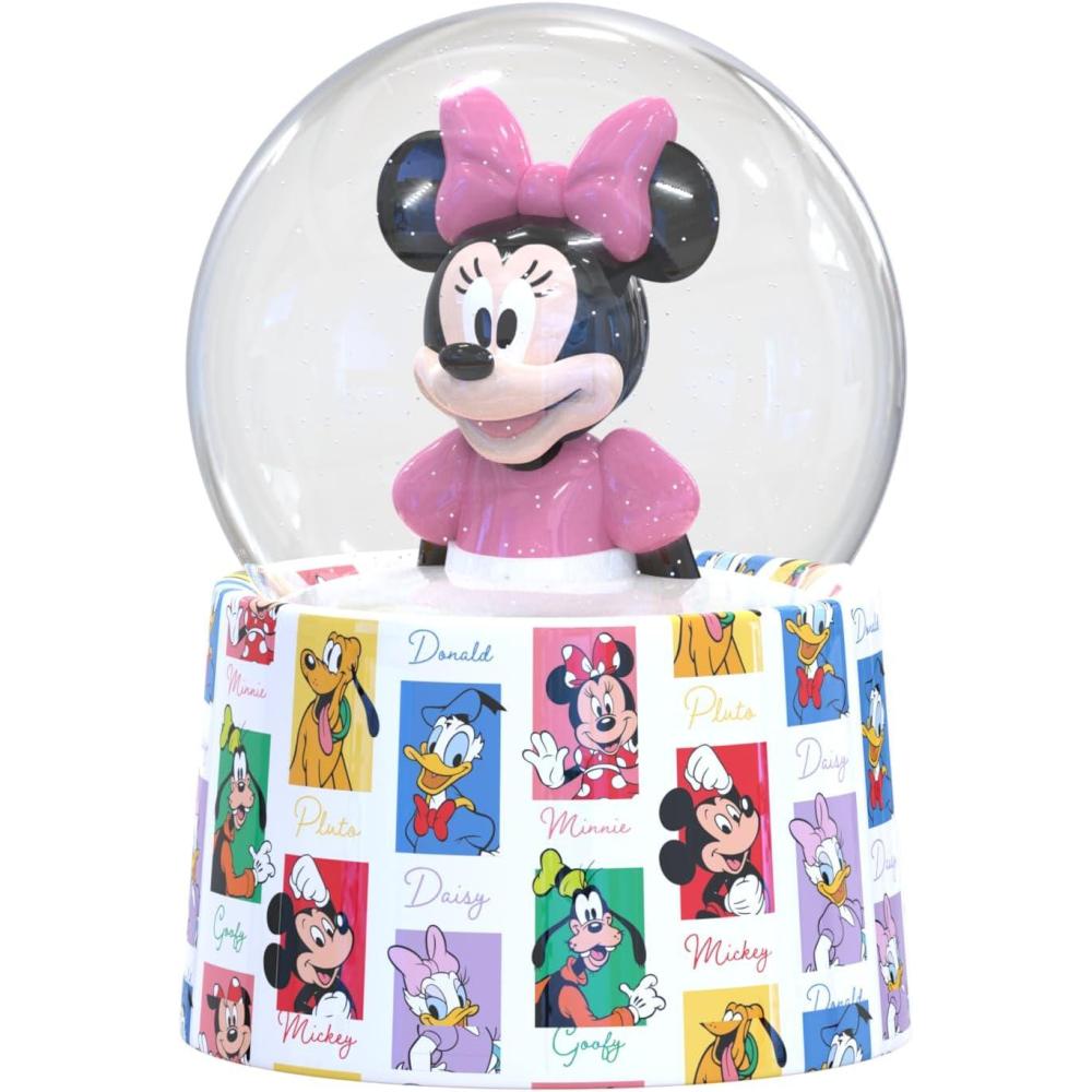 imageSilver Buffalo Disney Dumbo Mini Light Up Snow GlobeFlying Elephant38 Inches Tall 45mm SmallMinnie Mouse