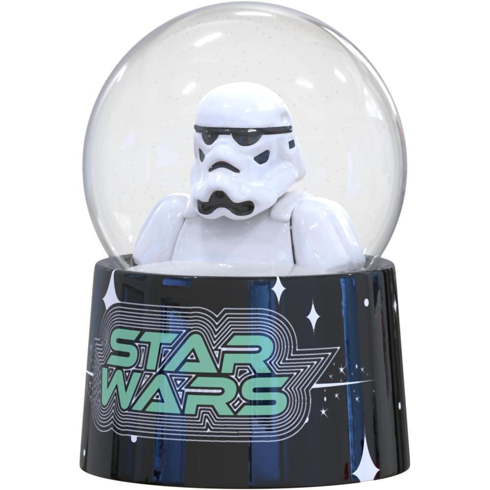 imageSilver Buffalo Disney Dumbo Mini Light Up Snow GlobeFlying Elephant38 Inches Tall 45mm SmallStar Wars Stormtrooper