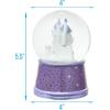 Silver Buffalo Disney Dumbo Mini Light Up Snow Globe│Flying Elephant│3.8 Inches Tall, 45mm (Small)(Disney Princess Castle)