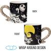 Silver Buffalo Disney Tim Burton Nightmare Before Christmas Tombstones Featuring Jack Skellington and Zero 3D Sculpted Ceramic Mug, 18 Ounces(3D Sculpted Snake Handle (20 Ounces))