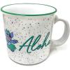 Silver Buffalo Lilo and Stitch Halloween Give Me Candy Glitter 20oz Ceramic Mug(Aloha (20 Ounces))