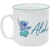 Silver Buffalo Lilo and Stitch Halloween Give Me Candy Glitter 20oz Ceramic Mug(Aloha (20 Ounces))