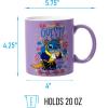 Silver Buffalo Lilo and Stitch Halloween Give Me Candy Glitter 20oz Ceramic Mug(Be Our Guest (20 Ounces))