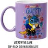 Silver Buffalo Lilo and Stitch Halloween Give Me Candy Glitter 20oz Ceramic Mug(Be Our Guest (20 Ounces))
