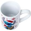 Silver Buffalo Lilo and Stitch Halloween Give Me Candy Glitter 20oz Ceramic Mug(Dressed as Santa Glitter (14 Ounces))