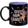 Silver Buffalo Lilo and Stitch Halloween Give Me Candy Glitter 20oz Ceramic Mug(Give Me Candy)