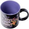 Silver Buffalo Lilo and Stitch Halloween Give Me Candy Glitter 20oz Ceramic Mug(Give Me Candy)