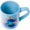 Silver Buffalo Lilo and Stitch Halloween Give Me Candy Glitter 20oz Ceramic Mug(No Bad Days Chillin Glitter (14 Ounces))