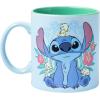 Silver Buffalo Lilo and Stitch Halloween Give Me Candy Glitter 20oz Ceramic Mug(The Ugly Duckling (20 Ounces))