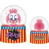 Silver Buffalo Killer Klowns Mini Light Up Snow Globe│Rudy from Outer Space│3.8 Inches Tall, 45mm (Small)