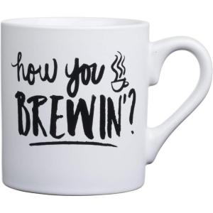 Friends Central Perk Ceramic Coffee Mug How You Brewin, 14 Ounces