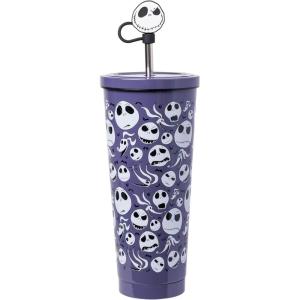 Silver Buffalo Disney Tim Burton Nightmare Before Christmas Tombstones Featuring Jack Skellington and Zero 3D Sculpted Ceramic Mug, 18 Ounces(Jack and Zero Pattern (24 Ounces))