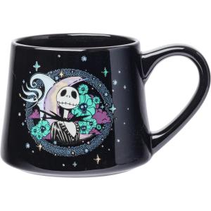 Silver Buffalo Disney Tim Burton Nightmare Before Christmas Tombstones Featuring Jack Skellington and Zero 3D Sculpted Ceramic Mug, 18 Ounces(Jack and Zero (14 Ounces))