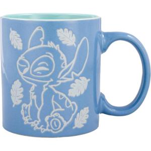 Silver Buffalo Lilo and Stitch Halloween Give Me Candy Glitter 20oz Ceramic Mug(Cute But Cheeky (20 Ounces))
