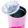 Silver Buffalo Sanrio Hello Kitty Graffiti Double Walled Stainless Steel Tumbler with Straw Featuring Hello Kitty and Joey, 22 Ounces