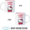 Silver Buffalo Sanrio Hello Kitty Rainbows Ceramic Mug, 20 Ounces(Multicolor)