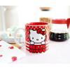 Silver Buffalo Sanrio Hello Kitty Rainbows Ceramic Mug, 20 Ounces(Red/Multi)