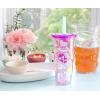 Silver Buffalo Sanrio Hello Kitty Strawberry Spill Resistant Plastic Tumbler, 20 Ounces(Pink/Multi)