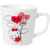 Silver Buffalo Hello Kitty Love in the Air 17oz Wide Latte Ceramic Mug(Multicolor)