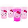 Silver Buffalo Sanrio Hello Kitty 4 Pack Color Change Plastic Cups, 15 Ounces