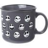 Silver Buffalo Nightmare Before Christmas Jack Expressions Wax Resist 20oz Ceramic Camper Mug