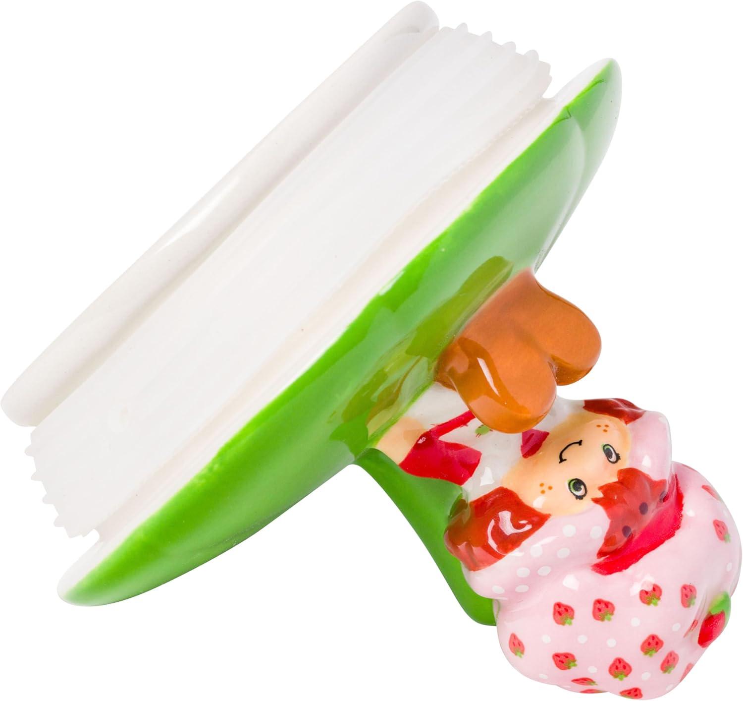 imageSilver Buffalo Strawberry Shortcake Sitting Small Sculpted Ceramic Snack Jar