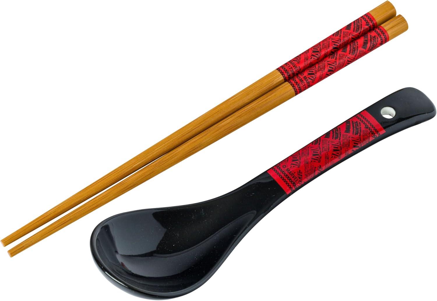 imageSilver Buffalo Strawberry Shortcake Vintage Life Is Delicious Ceramic Ramen Noodle Rice Bowl with Chopsticks Microwave Safe 20 OuncesAvengers Classic Heads Spoon