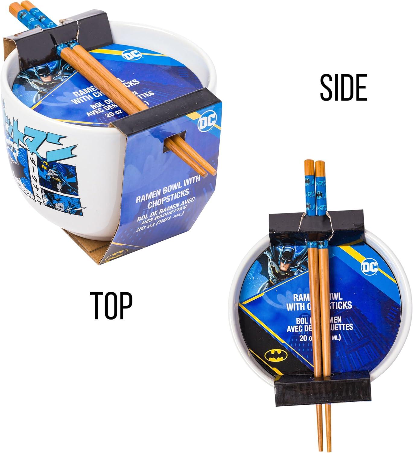 imageSilver Buffalo Strawberry Shortcake Vintage Life Is Delicious Ceramic Ramen Noodle Rice Bowl with Chopsticks Microwave Safe 20 OuncesBatman Japanese Manga Comic Panels