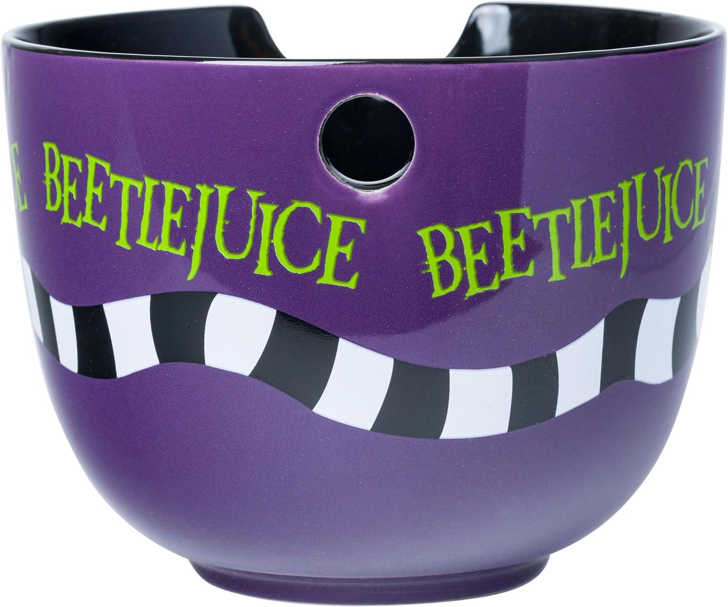 imageSilver Buffalo Strawberry Shortcake Vintage Life Is Delicious Ceramic Ramen Noodle Rice Bowl with Chopsticks Microwave Safe 20 OuncesBeetlejuice Sandworm Spoon