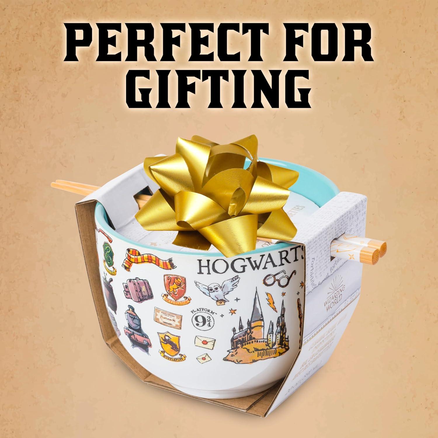 imageSilver Buffalo Strawberry Shortcake Vintage Life Is Delicious Ceramic Ramen Noodle Rice Bowl with Chopsticks Microwave Safe 20 OuncesHarry Potter Hogwarts Icons