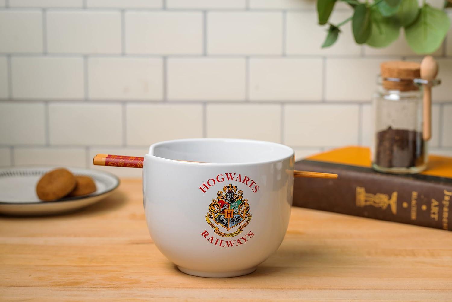 imageSilver Buffalo Strawberry Shortcake Vintage Life Is Delicious Ceramic Ramen Noodle Rice Bowl with Chopsticks Microwave Safe 20 OuncesHarry Potter Hogwarts Railways