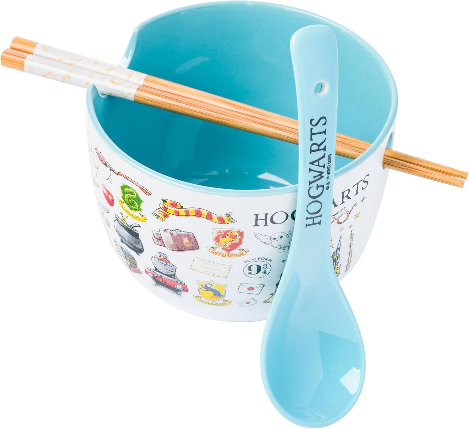 imageSilver Buffalo Strawberry Shortcake Vintage Life Is Delicious Ceramic Ramen Noodle Rice Bowl with Chopsticks Microwave Safe 20 OuncesHarry Potter Iconic Icons Spoon