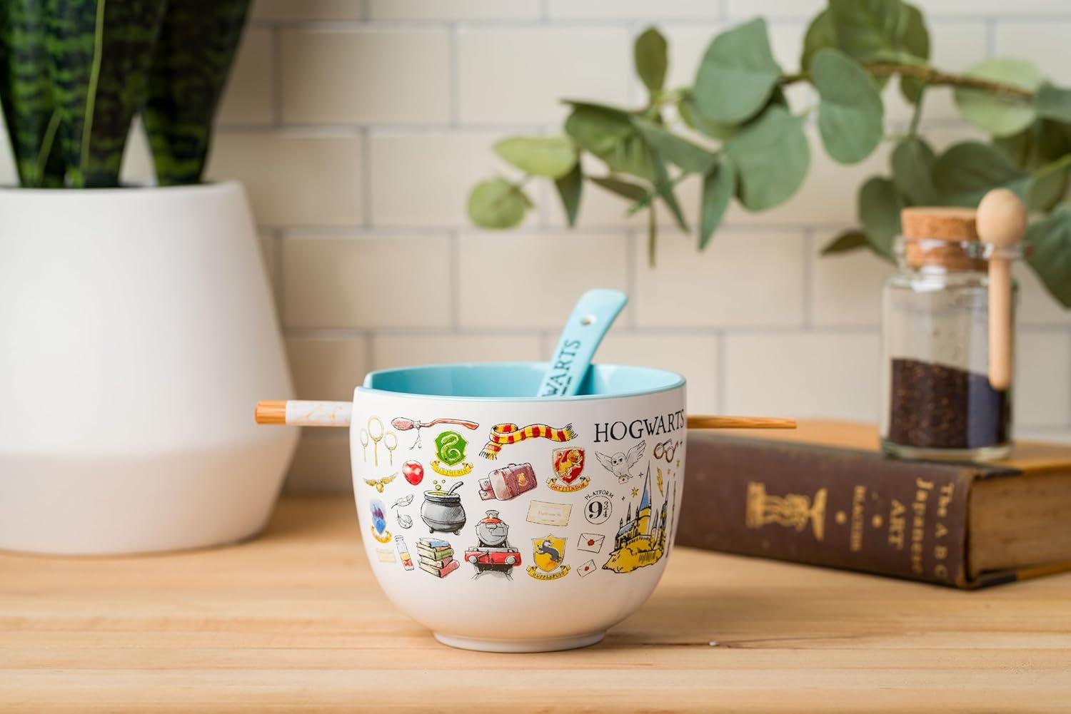 imageSilver Buffalo Strawberry Shortcake Vintage Life Is Delicious Ceramic Ramen Noodle Rice Bowl with Chopsticks Microwave Safe 20 OuncesHarry Potter Iconic Icons Spoon