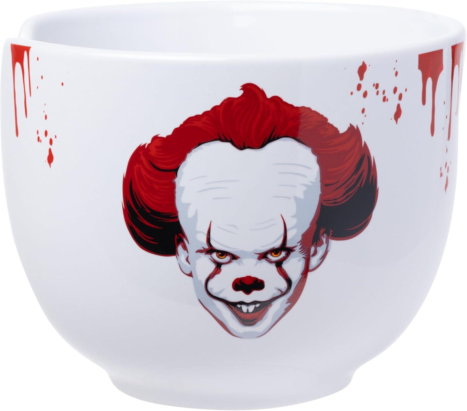 imageSilver Buffalo Strawberry Shortcake Vintage Life Is Delicious Ceramic Ramen Noodle Rice Bowl with Chopsticks Microwave Safe 20 OuncesIT Pennywise Time to Float