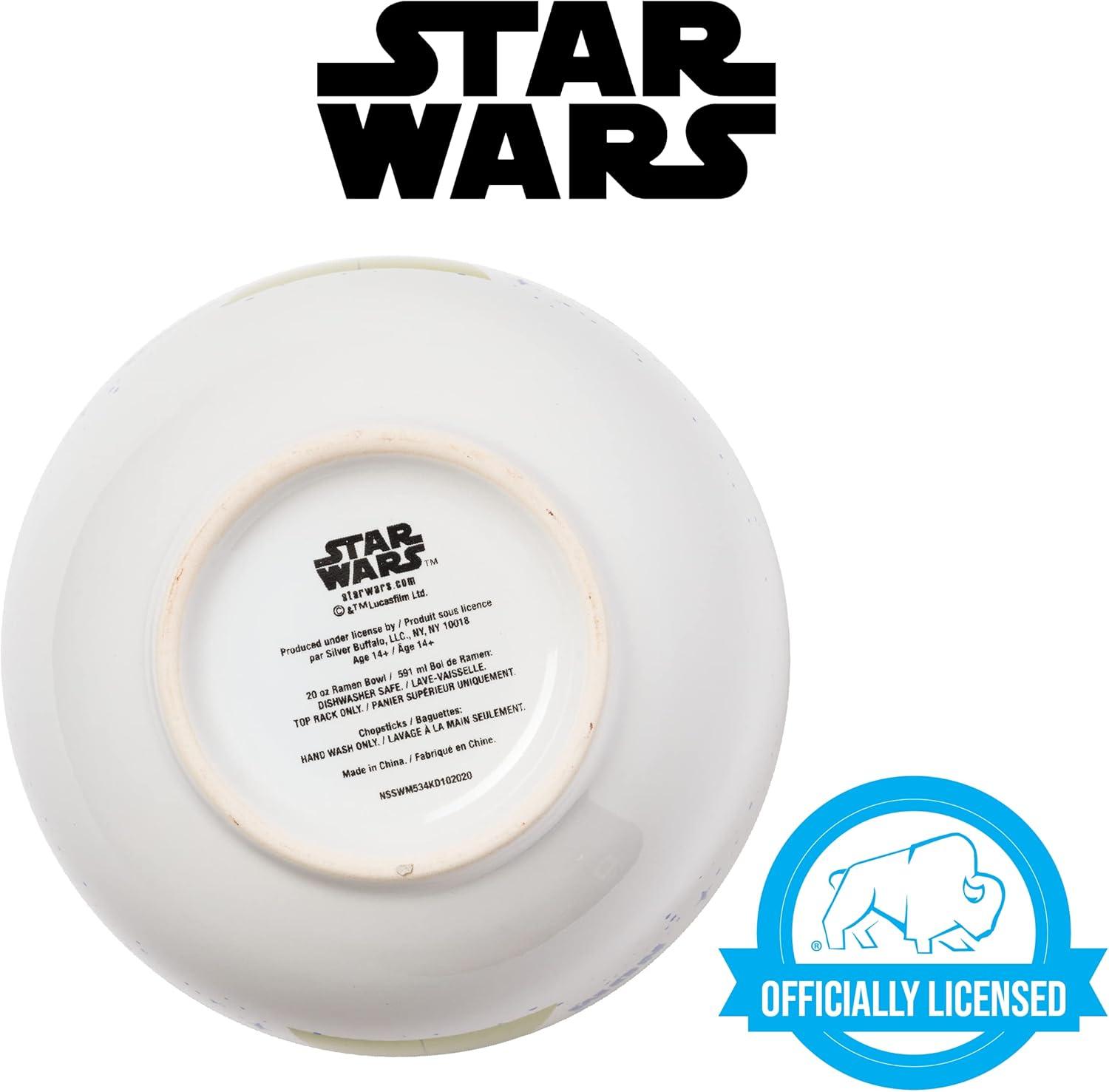 imageSilver Buffalo Strawberry Shortcake Vintage Life Is Delicious Ceramic Ramen Noodle Rice Bowl with Chopsticks Microwave Safe 20 OuncesMandalorian Baby Yoda Grogu