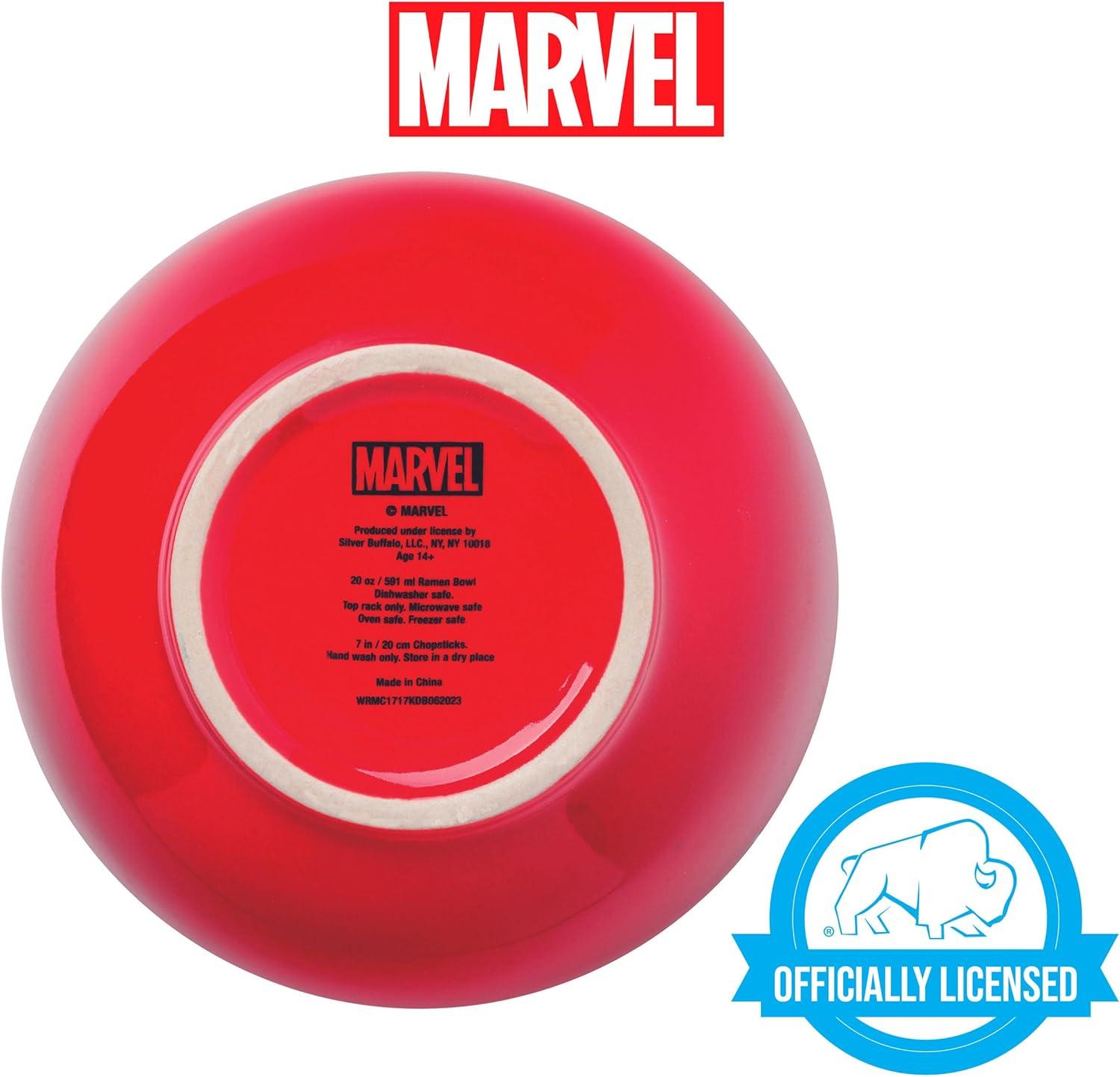 imageSilver Buffalo Strawberry Shortcake Vintage Life Is Delicious Ceramic Ramen Noodle Rice Bowl with Chopsticks Microwave Safe 20 OuncesMarvel Comics Retro Characters