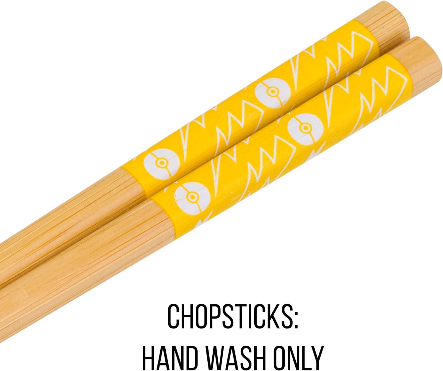 imageSilver Buffalo Strawberry Shortcake Vintage Life Is Delicious Ceramic Ramen Noodle Rice Bowl with Chopsticks Microwave Safe 20 OuncesPikachu