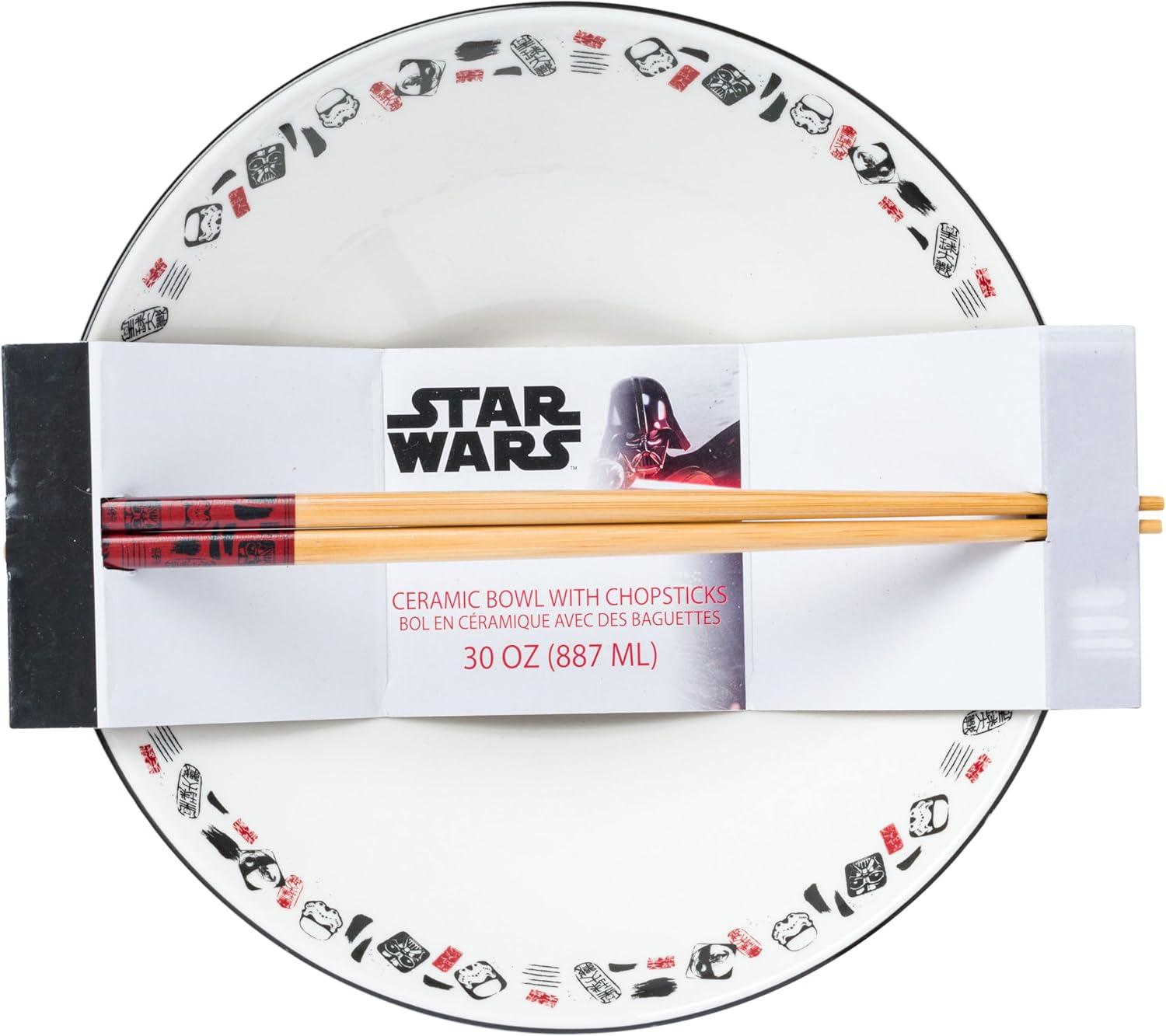 imageSilver Buffalo Strawberry Shortcake Vintage Life Is Delicious Ceramic Ramen Noodle Rice Bowl with Chopsticks Microwave Safe 20 OuncesStar Wars Japanese Art Big