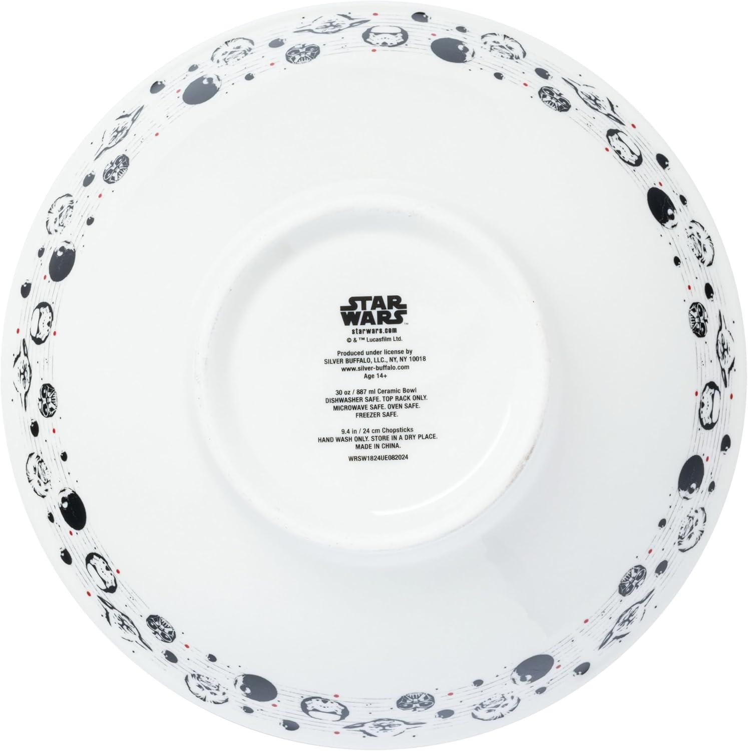 imageSilver Buffalo Strawberry Shortcake Vintage Life Is Delicious Ceramic Ramen Noodle Rice Bowl with Chopsticks Microwave Safe 20 OuncesStar Wars Japanese Art Big