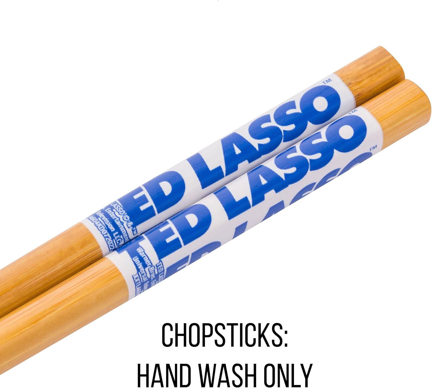 imageSilver Buffalo Strawberry Shortcake Vintage Life Is Delicious Ceramic Ramen Noodle Rice Bowl with Chopsticks Microwave Safe 20 OuncesTed Lasso