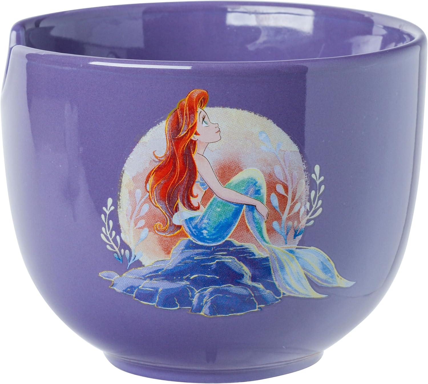 imageSilver Buffalo Strawberry Shortcake Vintage Life Is Delicious Ceramic Ramen Noodle Rice Bowl with Chopsticks Microwave Safe 20 OuncesThe Little Mermaid Ariel