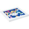 Silver Buffalo Care Bears Multi Color Bears on Clouds Gel Coat 6″ x 6″ Framed MDF Wall Art